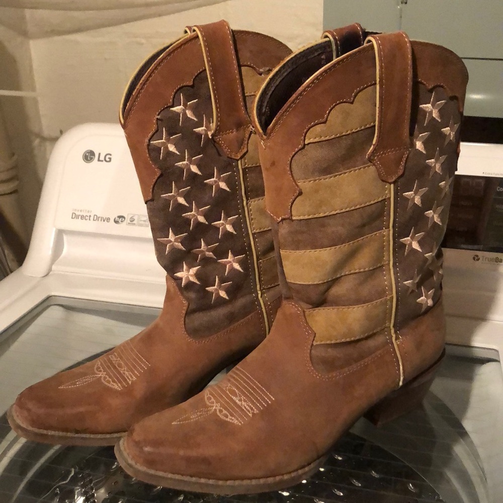 Durango American flag cowboy boots